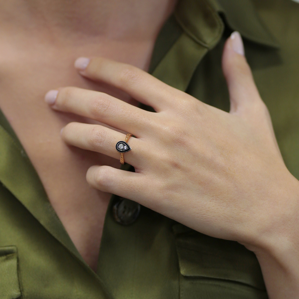 0.09 ct. Elmas Yüzük
