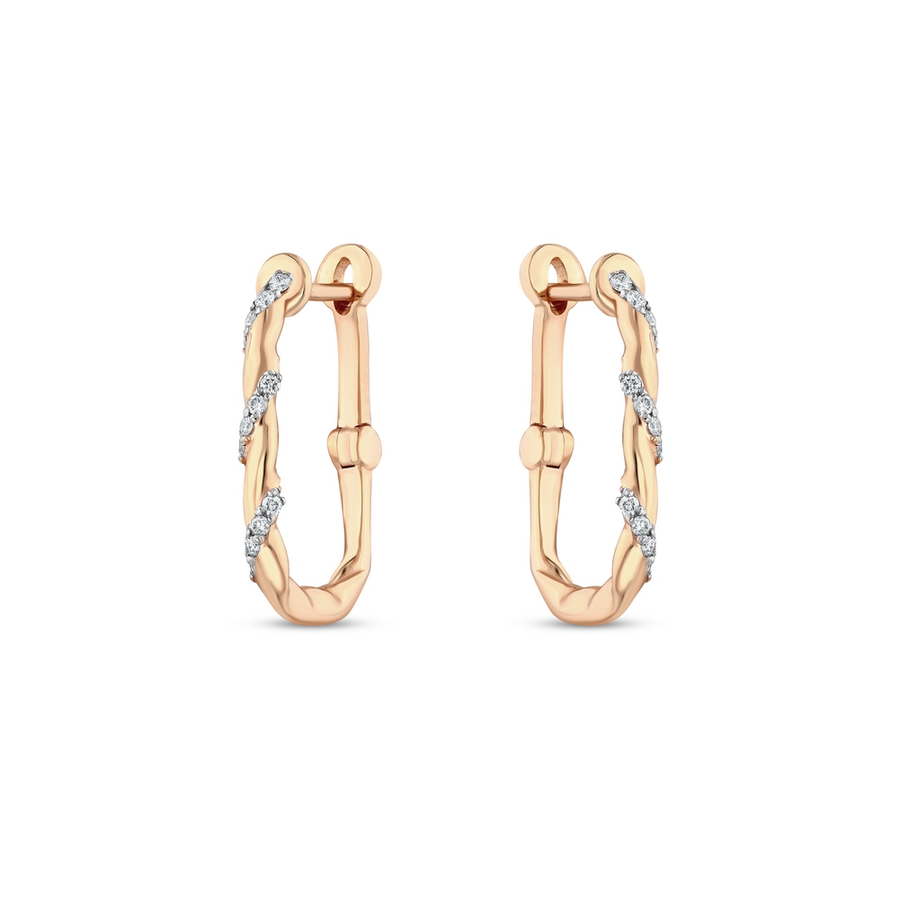 0.09 ct. Pırlanta Küpe