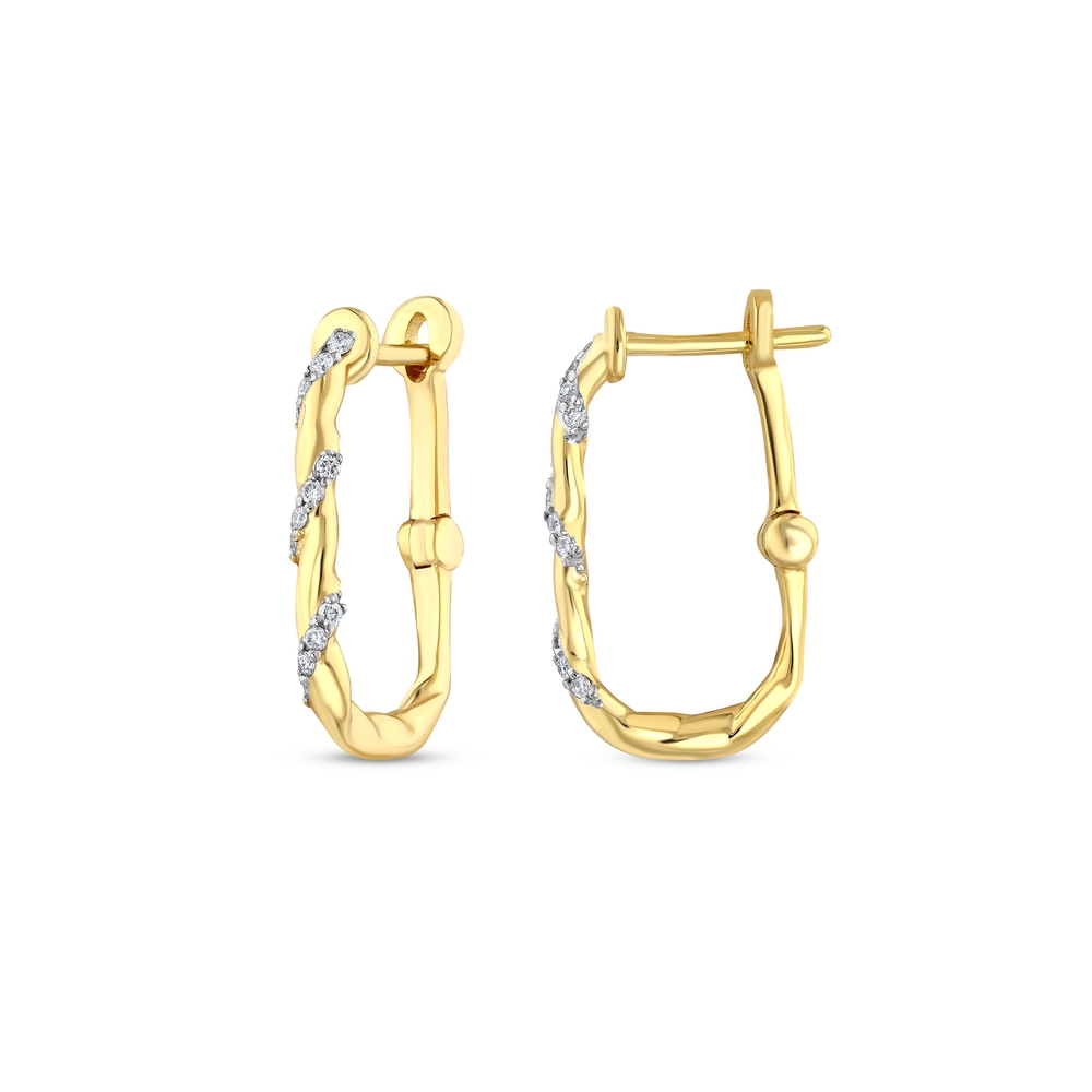 0.09 ct. Pırlanta Küpe