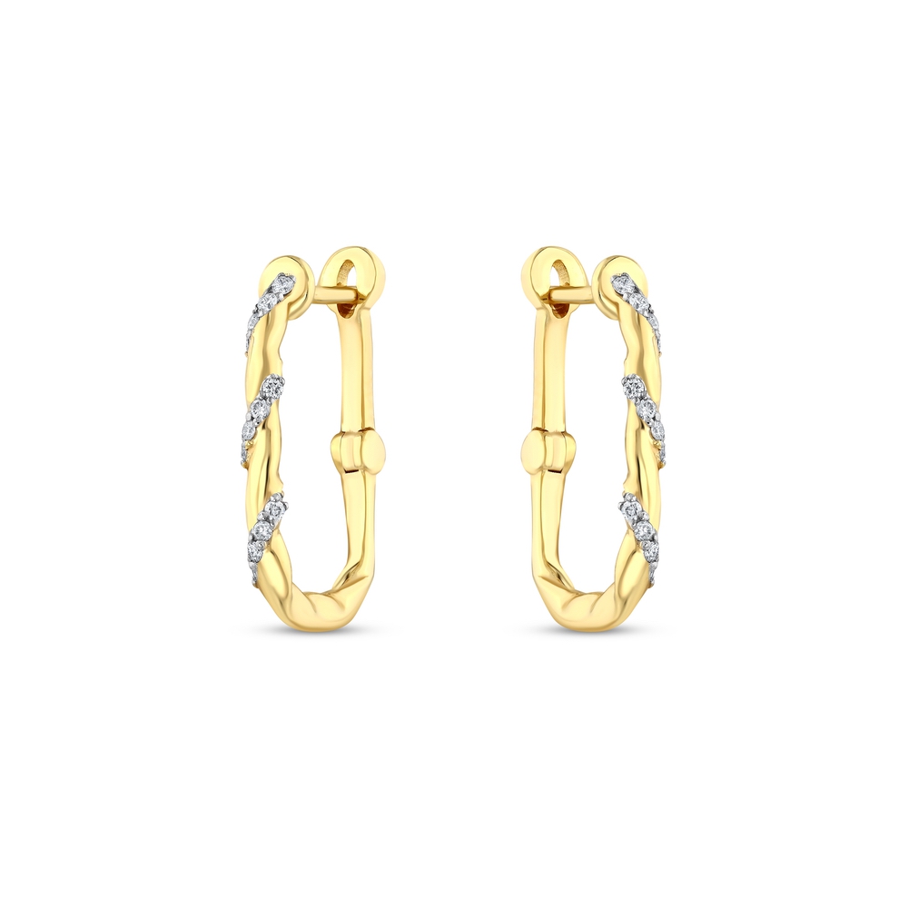 0.09 ct. Pırlanta Küpe