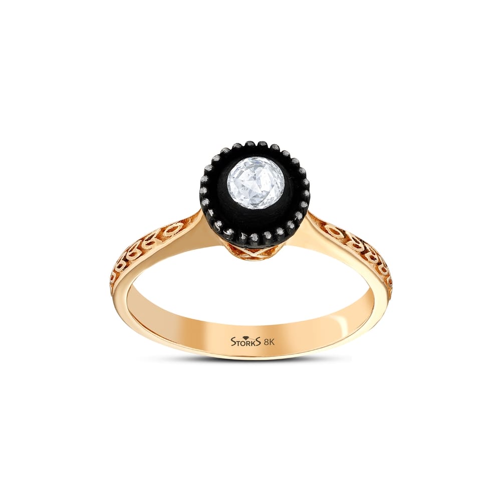 0.12 ct. Elmas Tektaş Yüzük