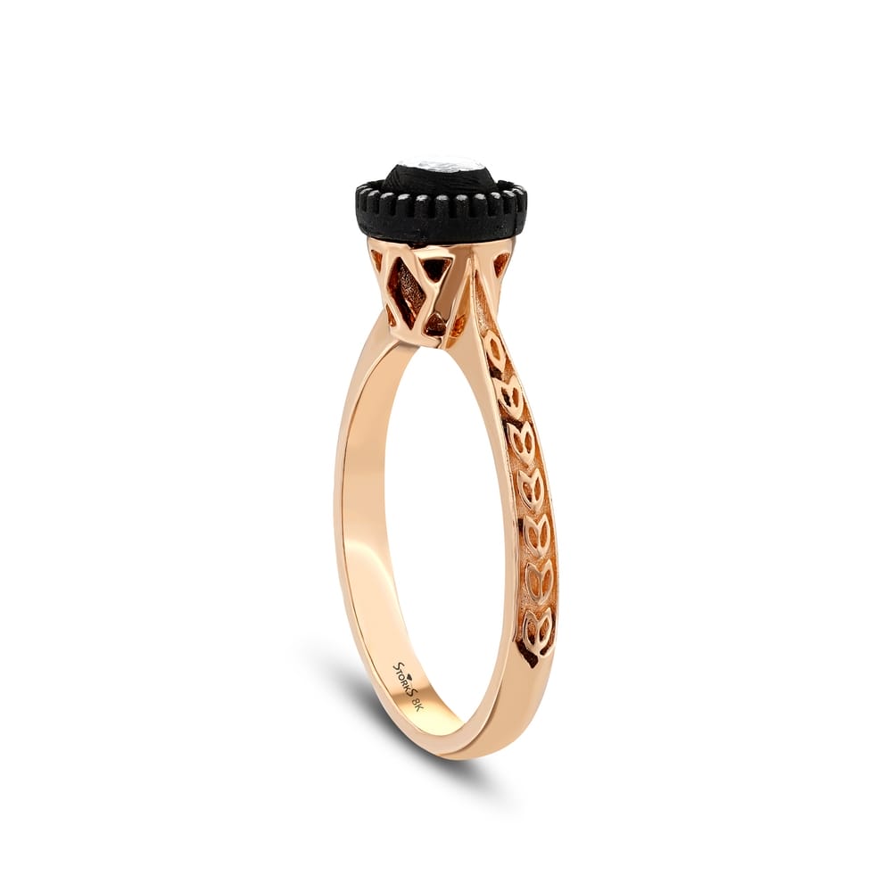 0.12 ct. Elmas Tektaş Yüzük