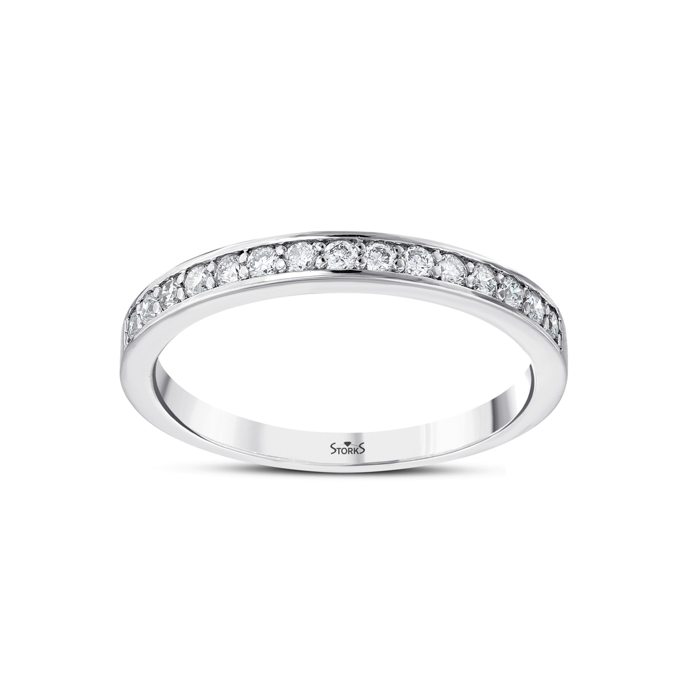 0.27 ct. Pırlanta Yarımtur Yüzük
