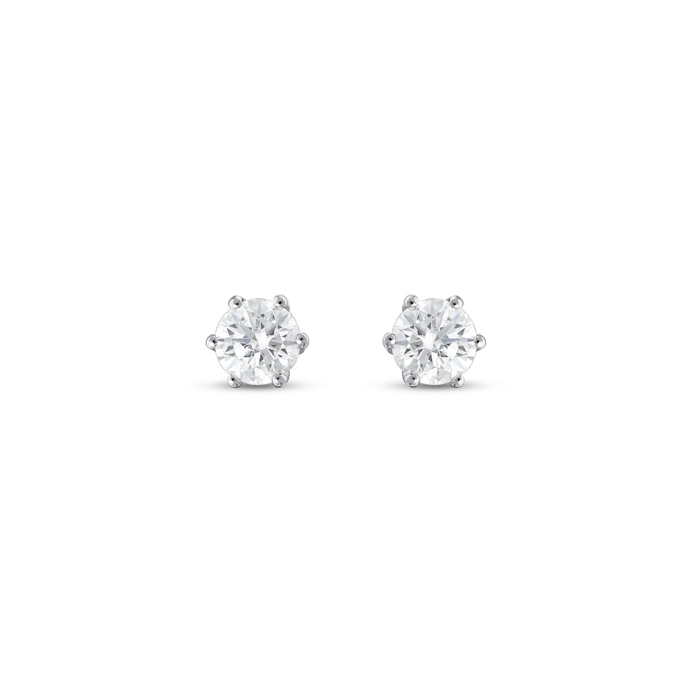 0.29 ct. Pırlanta Tektaş Küpe