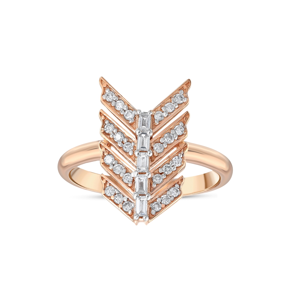 0.33 ct. Pırlanta Baget Yüzük