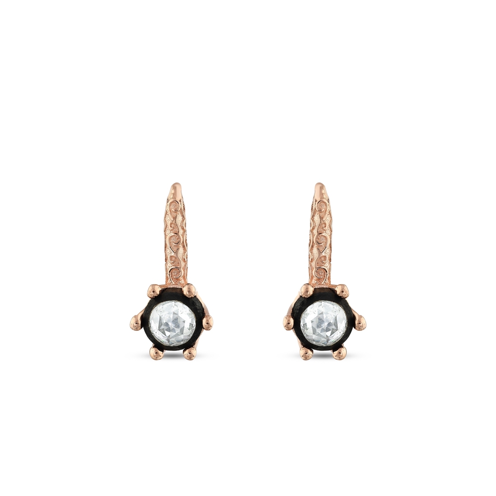 0.55 ct. Elmas Tektaş Küpe