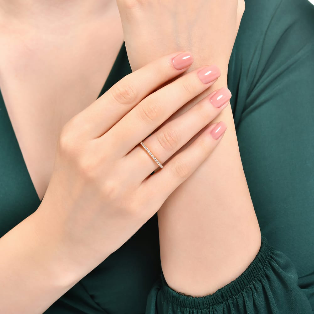0.62 ct. Pırlanta Tamtur Yüzük