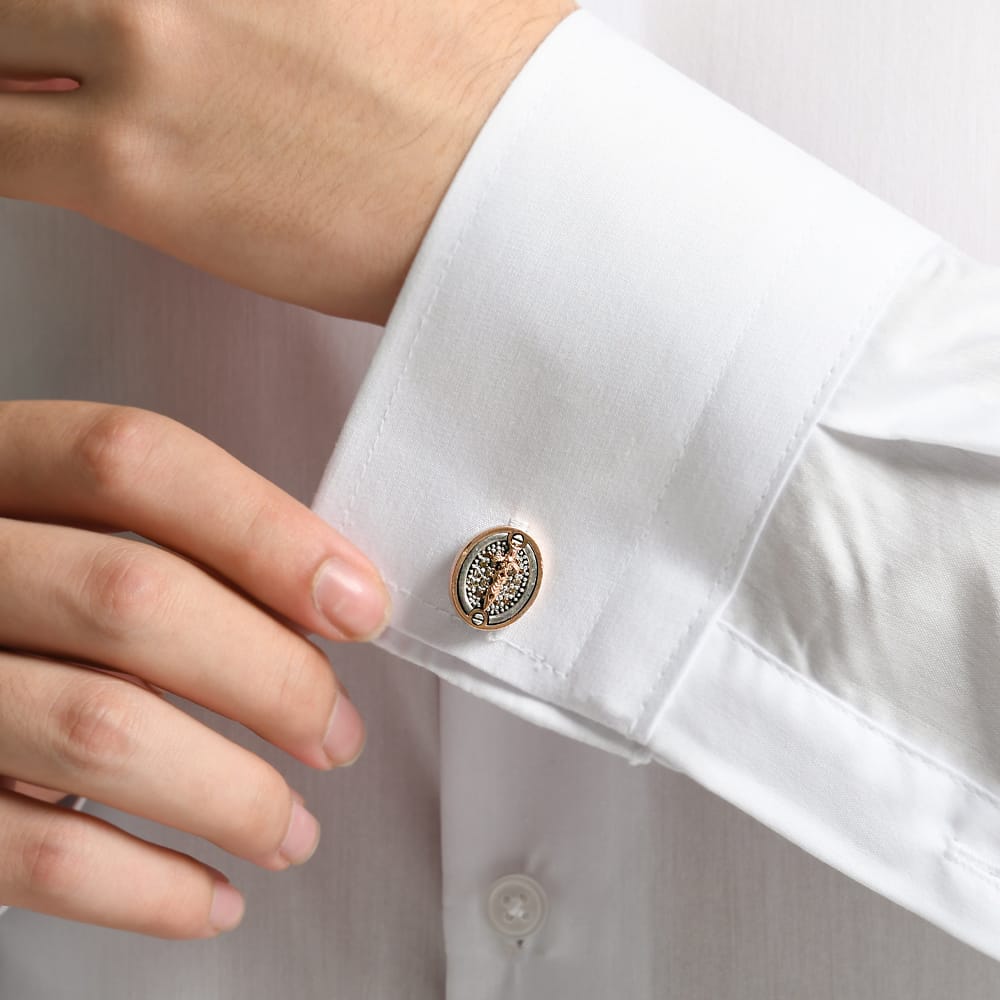 0.73 ct. Pırlantalı Kol Düğmesi 0.73 ct. Pırlantalı Kol Düğmesi