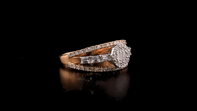 0.74 ct. Pırlanta Baget Yüzük 0.74 ct. Pırlanta Baget Yüzük