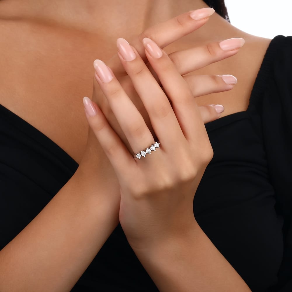 0.91 ct. Pırlanta Beştaş Yüzük