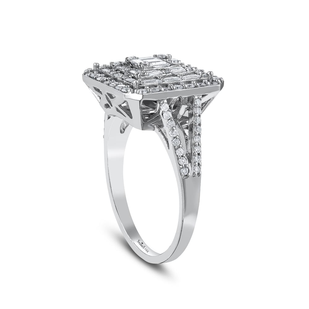 1.00 ct. Pırlanta Cherry Baget Yüzük