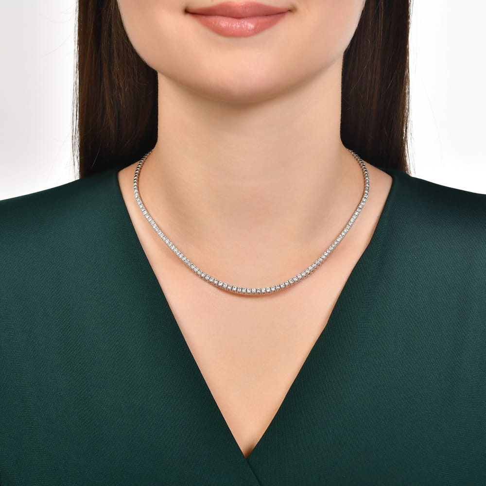 10.07 ct. Pırlanta Suyolu Kolye