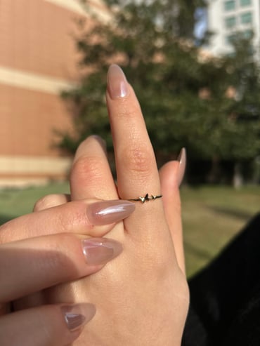 14 Ayar Altın Mini Kelebek Yüzük