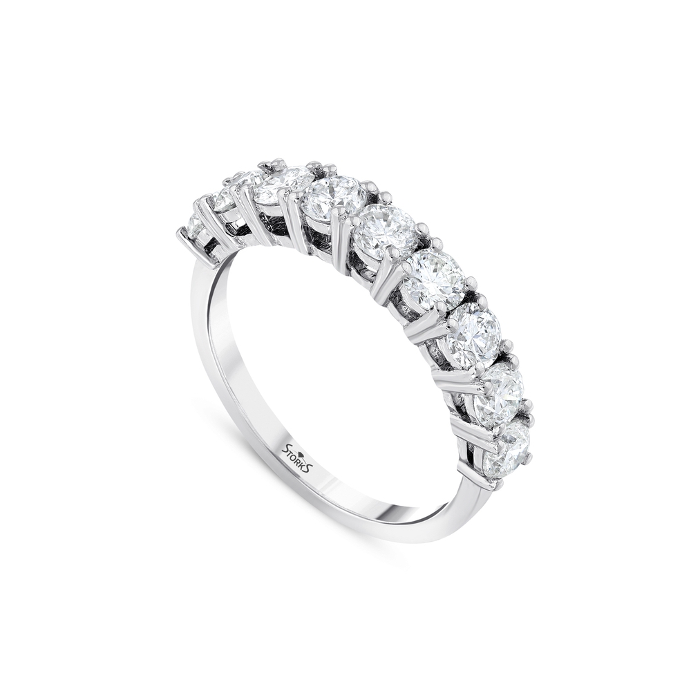 1.42 ct. Pırlanta Yarımtur Yüzük
