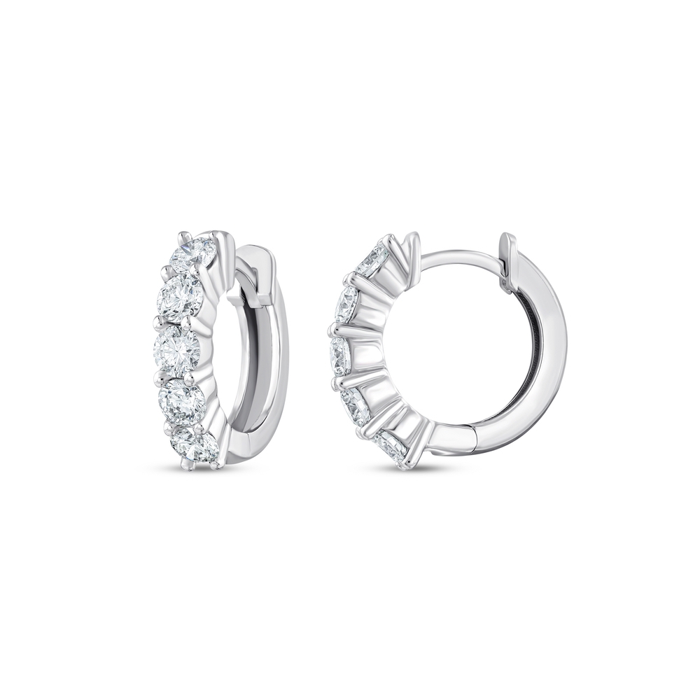 1.56 ct. Pırlanta Halka Küpe