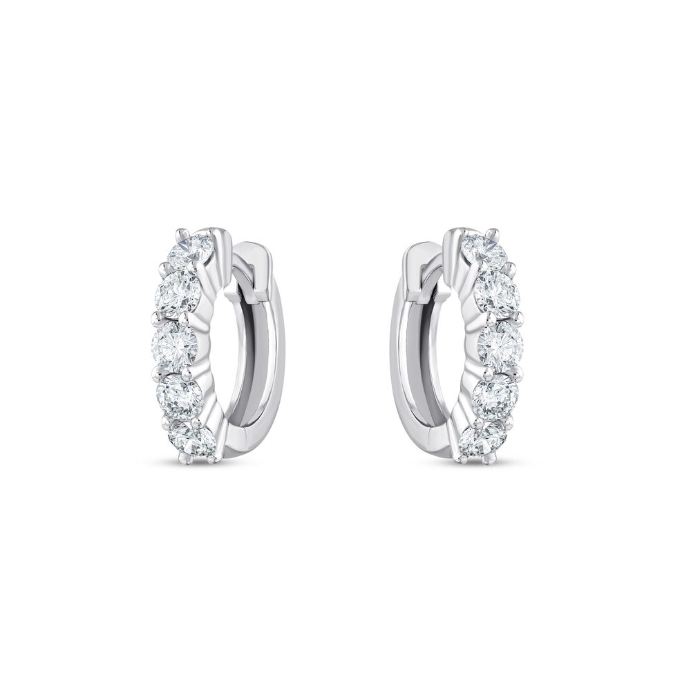 1.56 ct. Pırlanta Halka Küpe