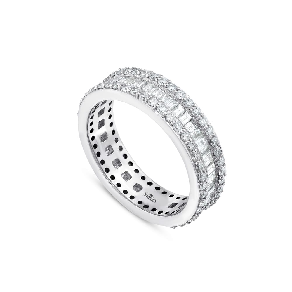 1.88 ct. Pırlanta Baget Tamtur Yüzük