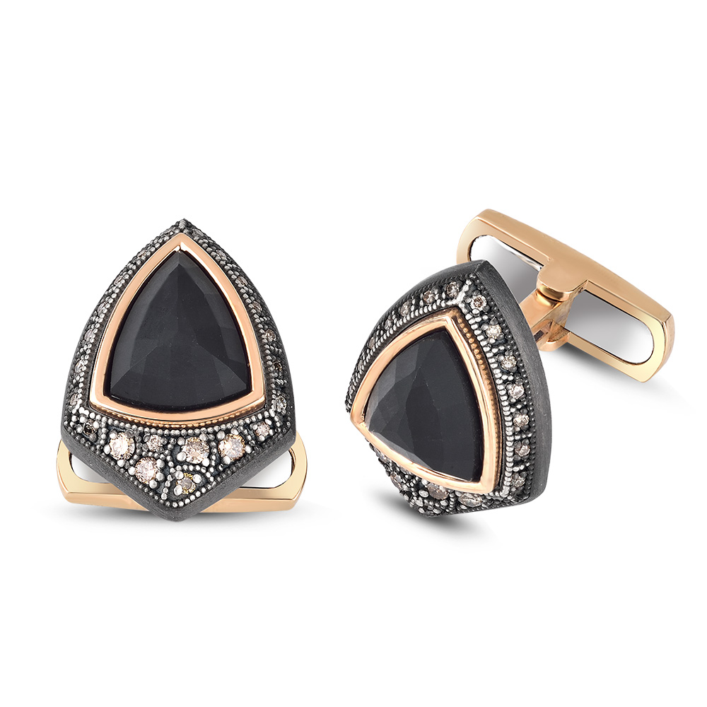 2.38 ct. Pırlantalı Kol Düğmesi