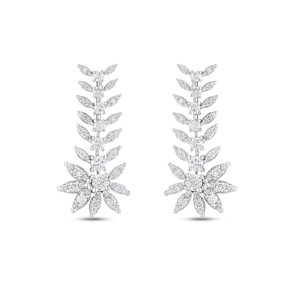 3.92 ct. Pırlanta Küpe