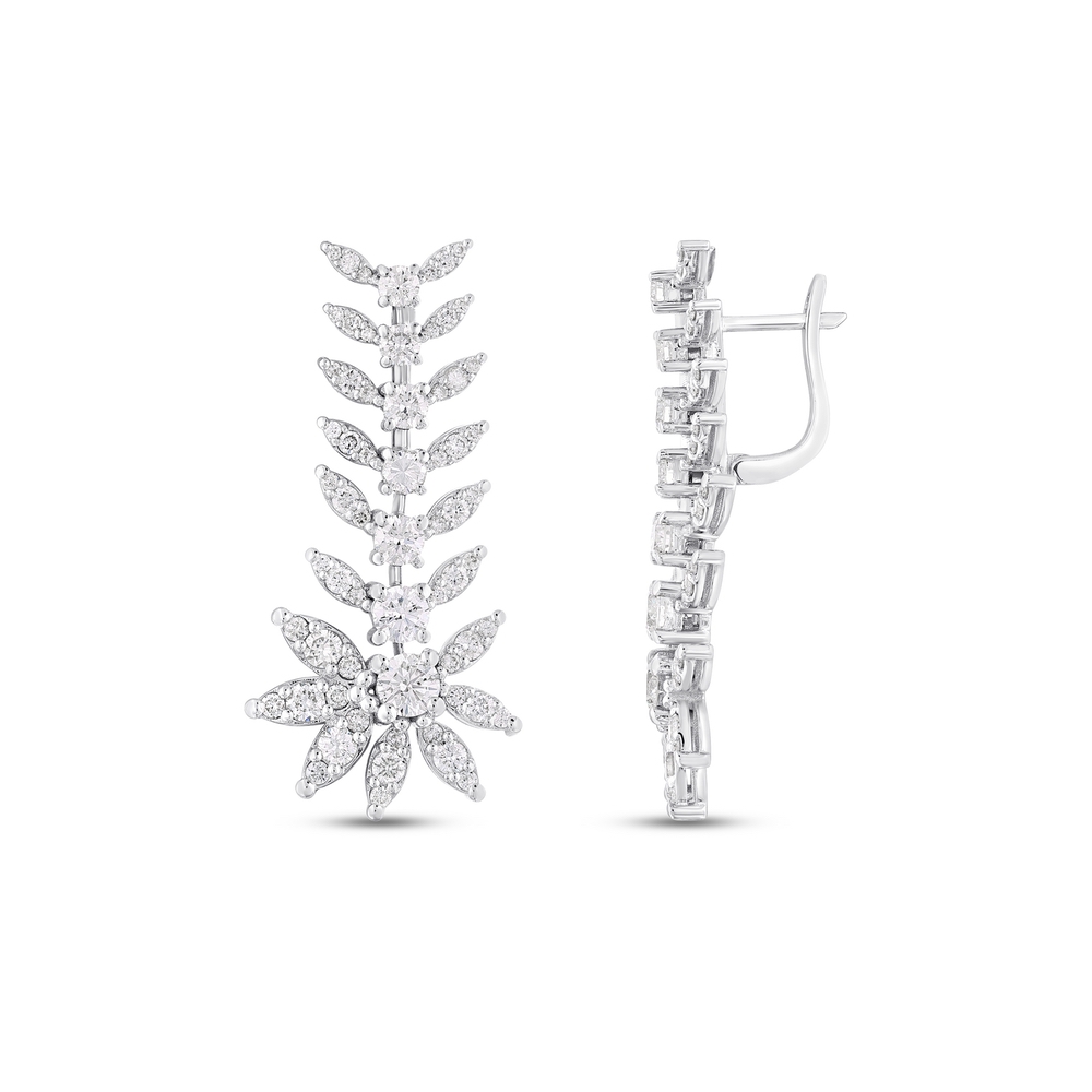 3.92 ct. Pırlanta Küpe