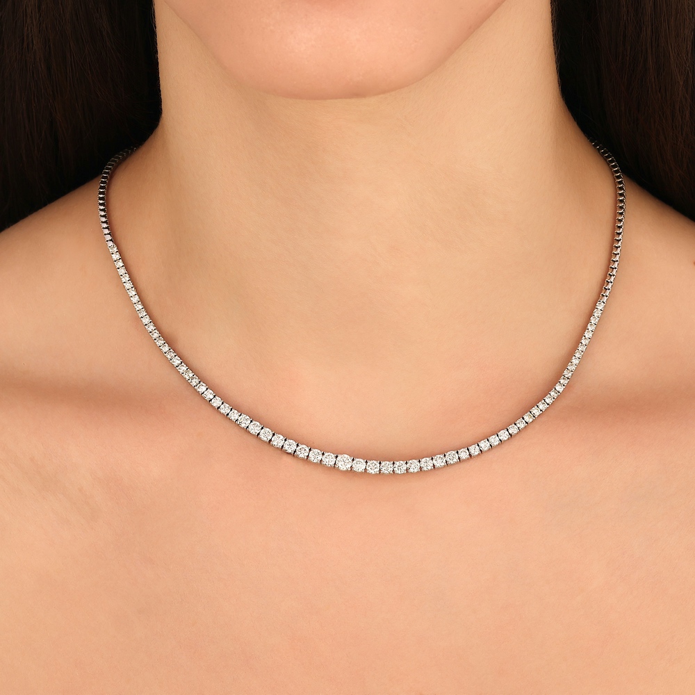 5.65 ct. Pırlanta Suyolu Kolye