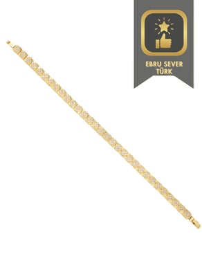 Altın Taş Detaylı Bileklik Altın Taş Detaylı Bileklik