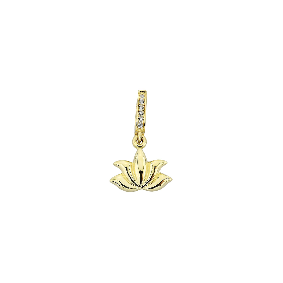 Lotus Taşlı Charm