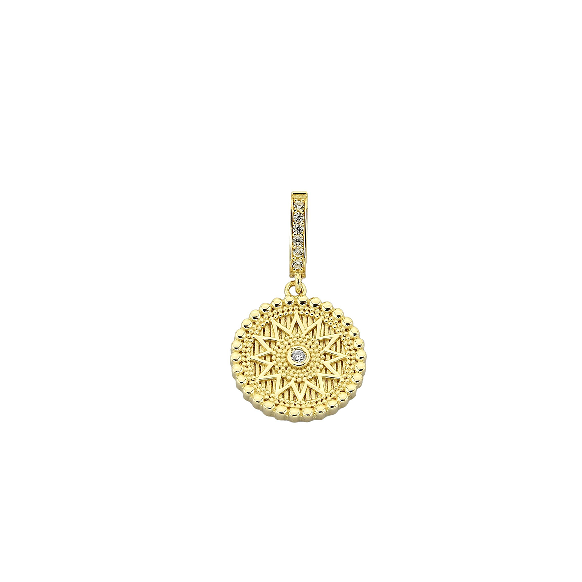 Vintage Güneş Charm