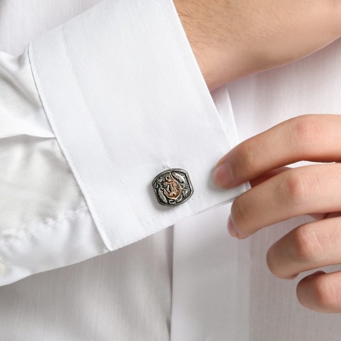0.02 ct. Pırlantalı Kol Düğmesi