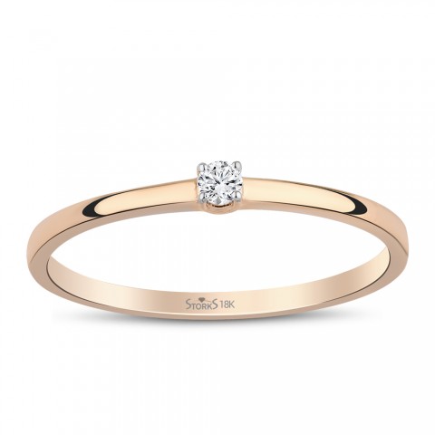 0.04 ct. Pırlanta Yüzük