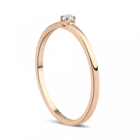 0.04 ct. Pırlanta Yüzük