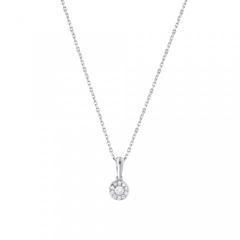 0.08 ct. Pırlanta Kolye