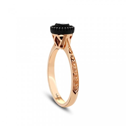 0.12 ct. Elmas Tektaş Yüzük