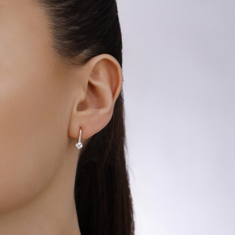 0.25 ct. Pırlanta Küpe