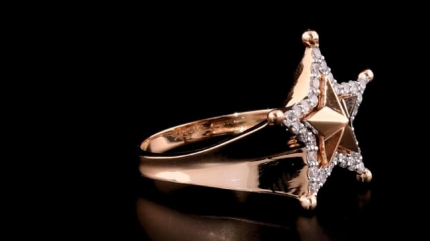 0.35 ct. Pırlanta Yıldız Yüzük