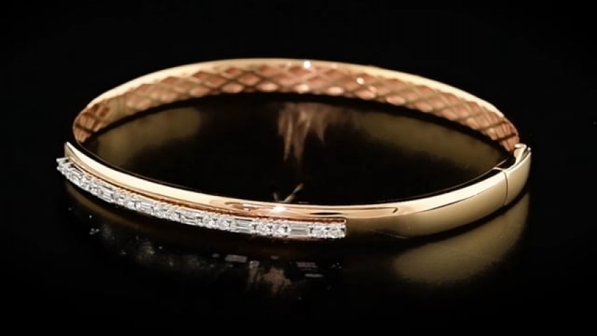 0.44 ct. Pırlanta Baget Bileklik