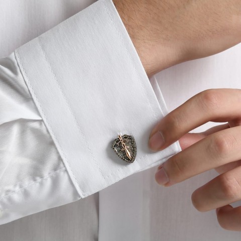 0.45 ct. Pırlantalı Kol Düğmesi
