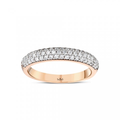 0.51 ct. Pırlanta Yarımtur Yüzük