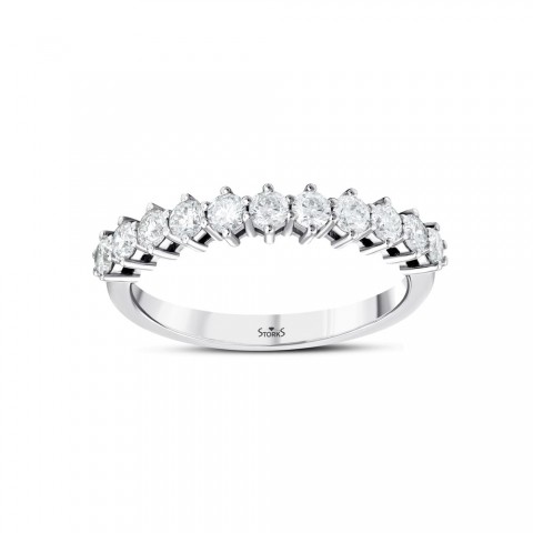 0.63 ct. Pırlanta Yarımtur Yüzük