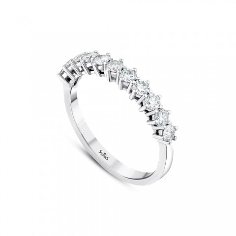 0.63 ct. Pırlanta Yarımtur Yüzük