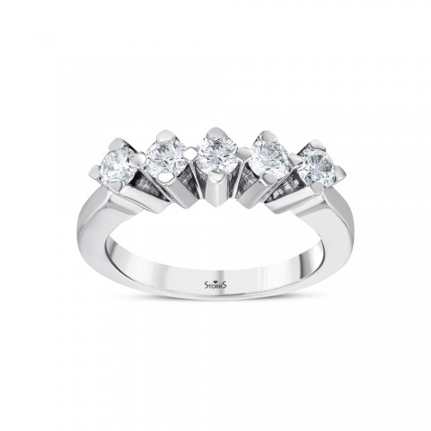 0.70 ct. Pırlanta Beştaş Yüzük