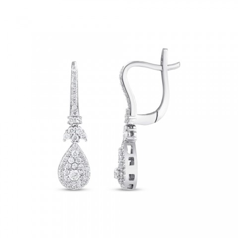 0.70 ct. Pırlanta Küpe