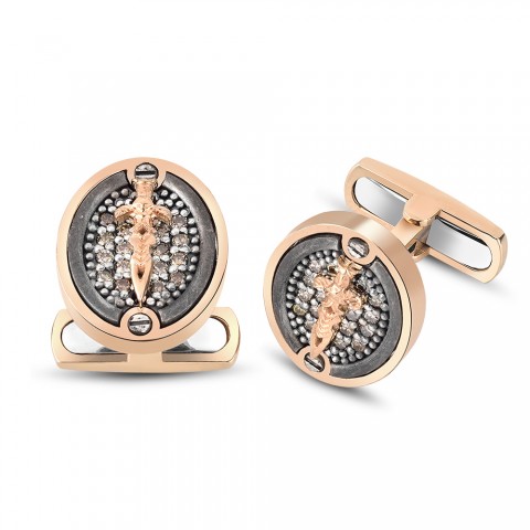 0.73 ct. Pırlantalı Kol Düğmesi