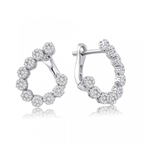 0.81 ct. Pırlanta Küpe