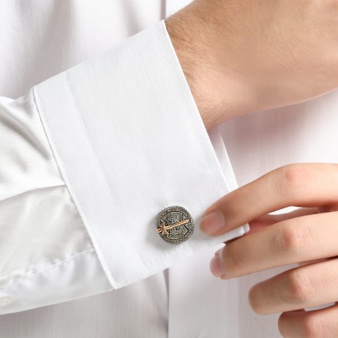 0.96 ct. Pırlantalı Kol Düğmesi
