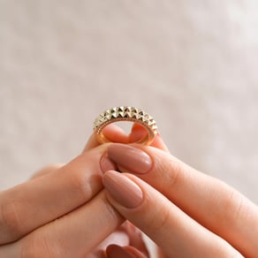 14 Ayar Altın Taş Detaylı Fantezi Altın Yüzük