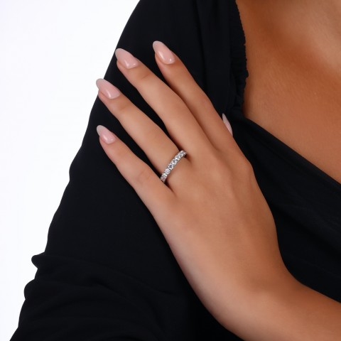 1.42 ct. Pırlanta Yarımtur Yüzük