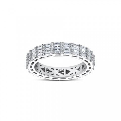 1.48 ct. Pırlanta Cherry Baget Tamtur Yüzük