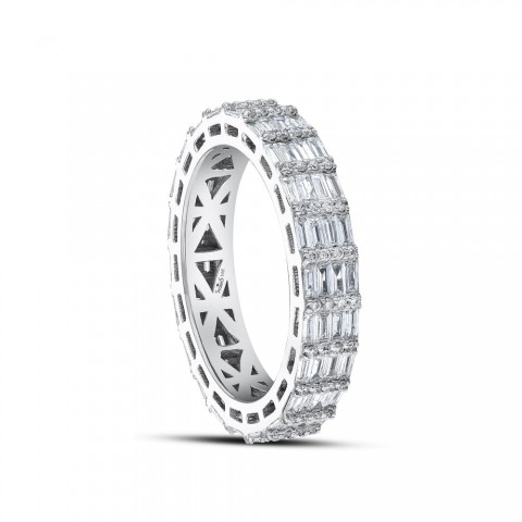 1.48 ct. Pırlanta Cherry Baget Tamtur Yüzük