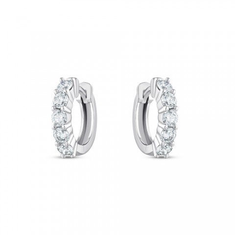 1.56 ct. Pırlanta Halka Küpe